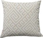 Ivory Greek Key Pillow