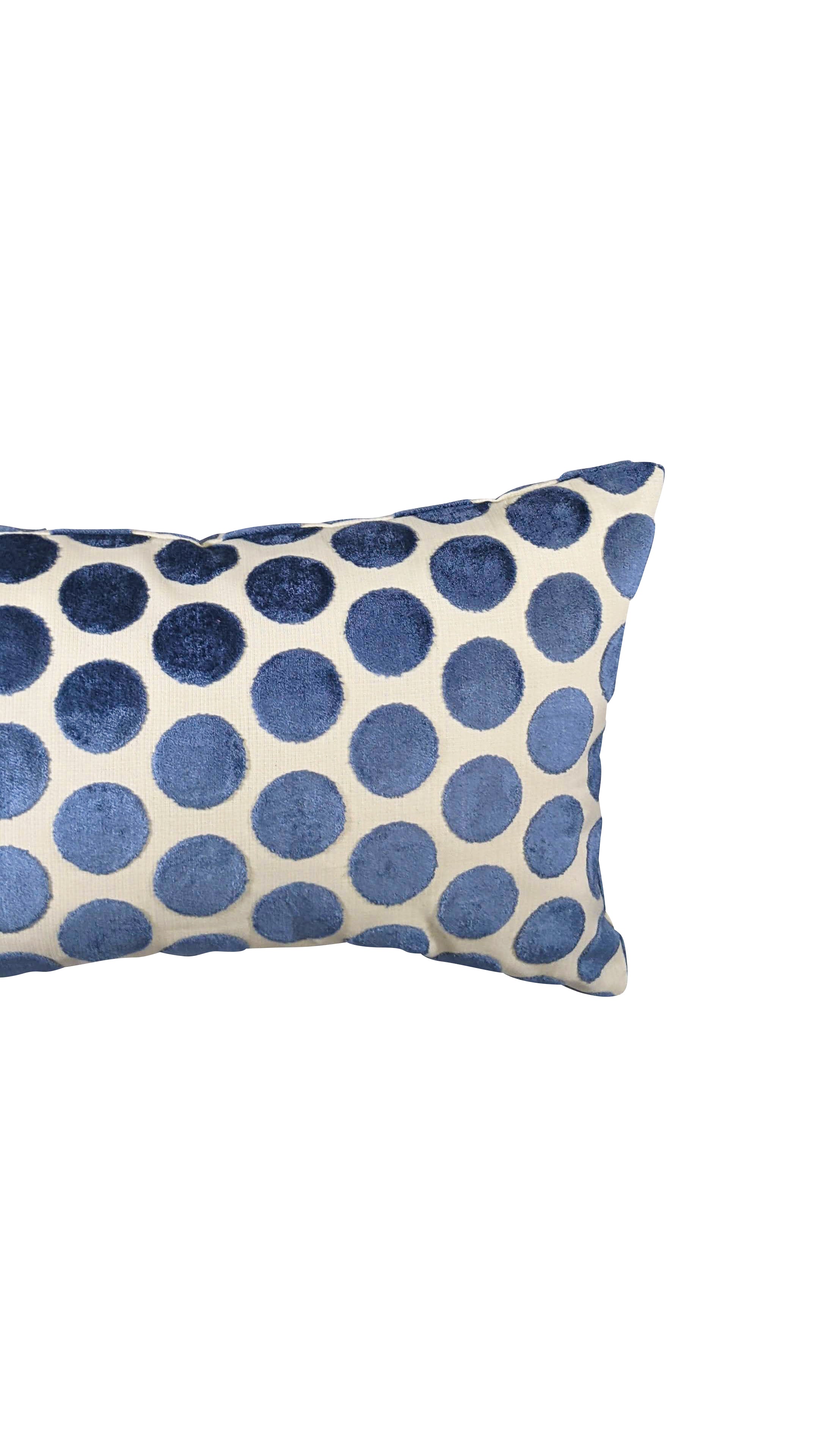 Baby Blue Polka Dot Pillow
