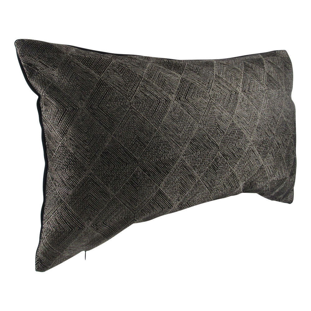 Black Diamond Pillow | Diamond Throw Pillow | Makena Decor