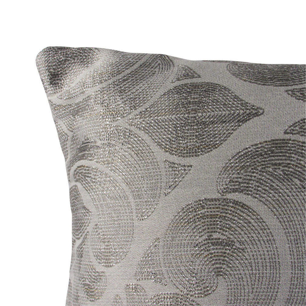 Silver Tendrils Pillow