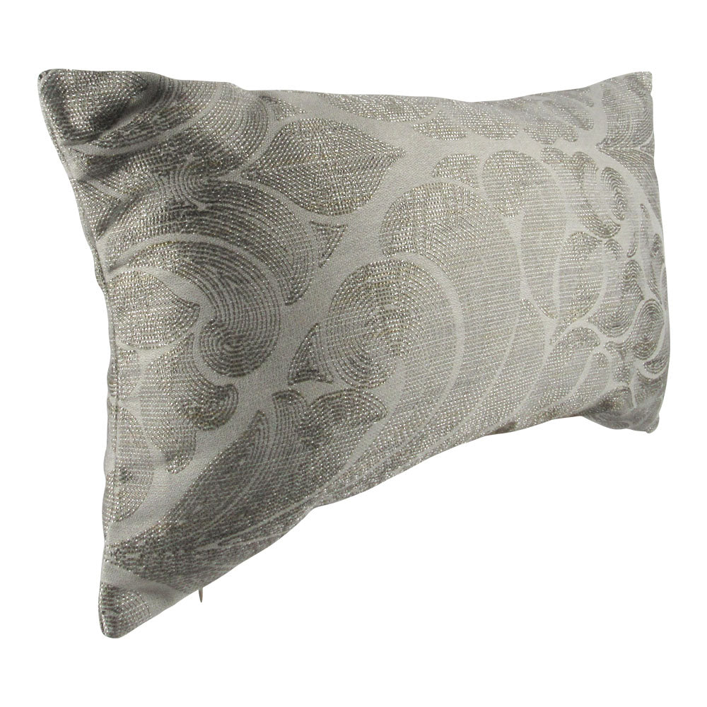 Silver Tendrils Pillow