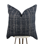 Indigo Plaid Pillow