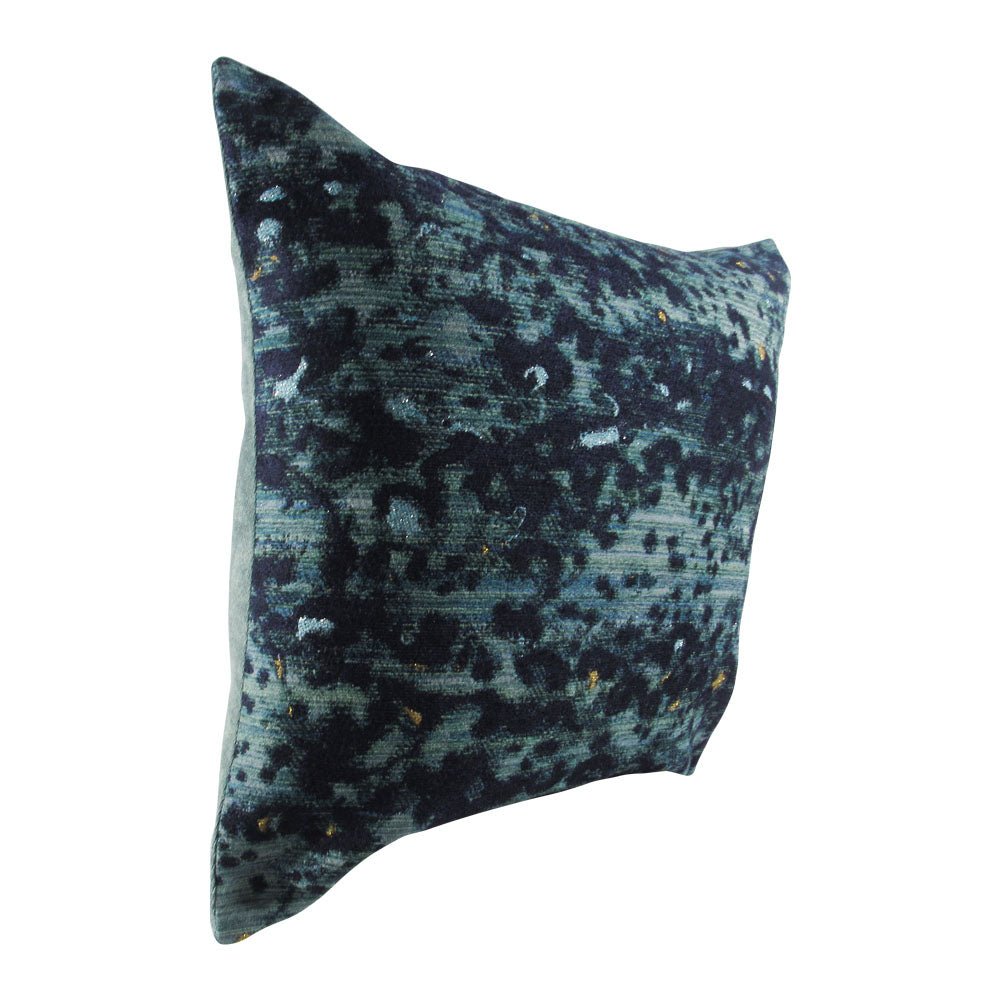 Abstract Blue Pillow | Blue Throw Pillows | Makena Decor