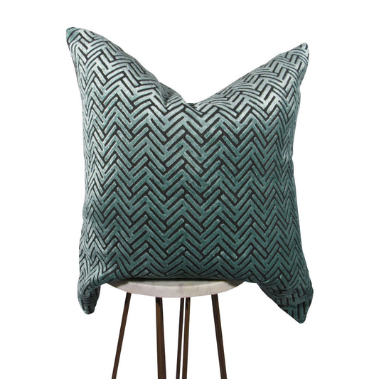 Seafoam Green Arrows Pillow