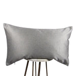 Slate Gray Dot Pillow