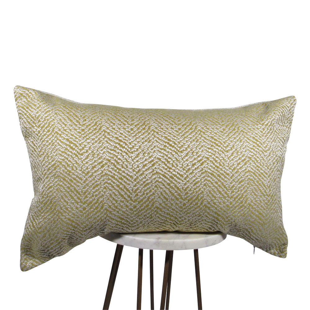 Mustard Chevron Pillow