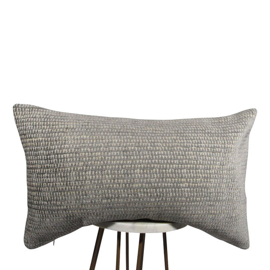 Small Gray Diamond Pillow