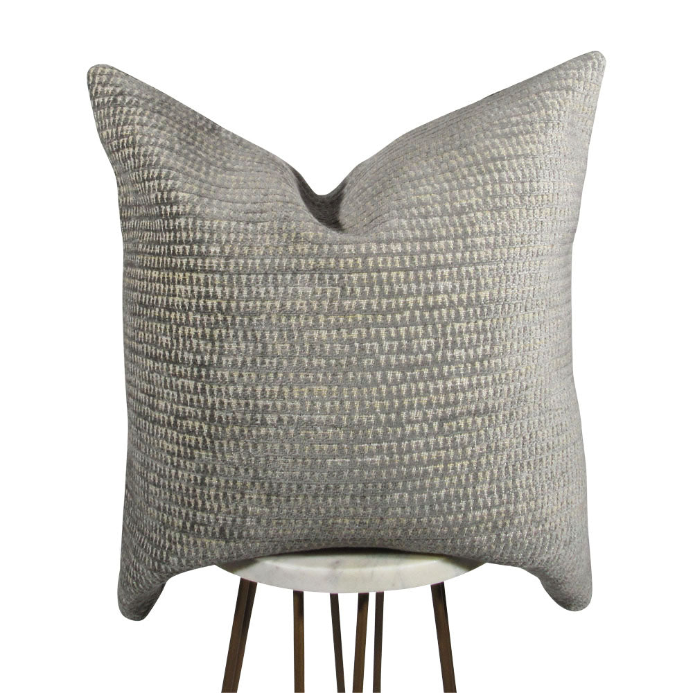 Small Gray Diamond Pillow