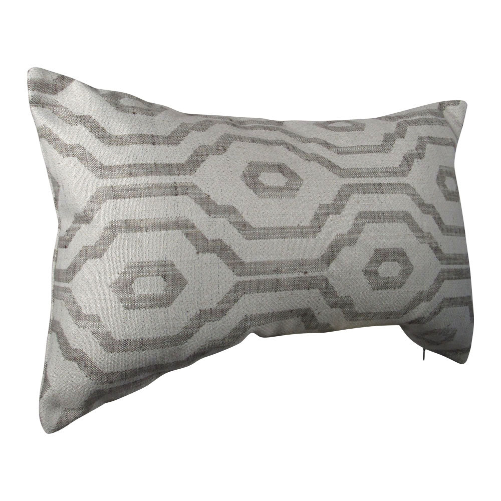 Taupe Trellis Pillow