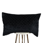 Black Onyx Pillow | Black Throw Pillow | Makena Decor