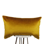 Ochre Gold Velvet Pillow