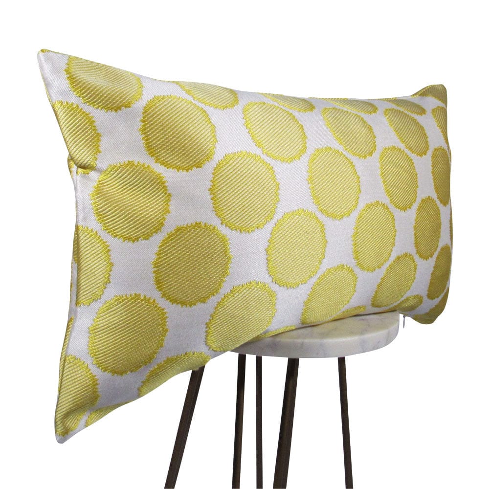 Yellow Polka Dots Pillow