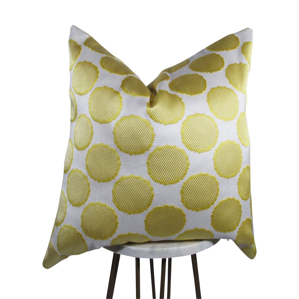 Yellow Polka Dots Pillow