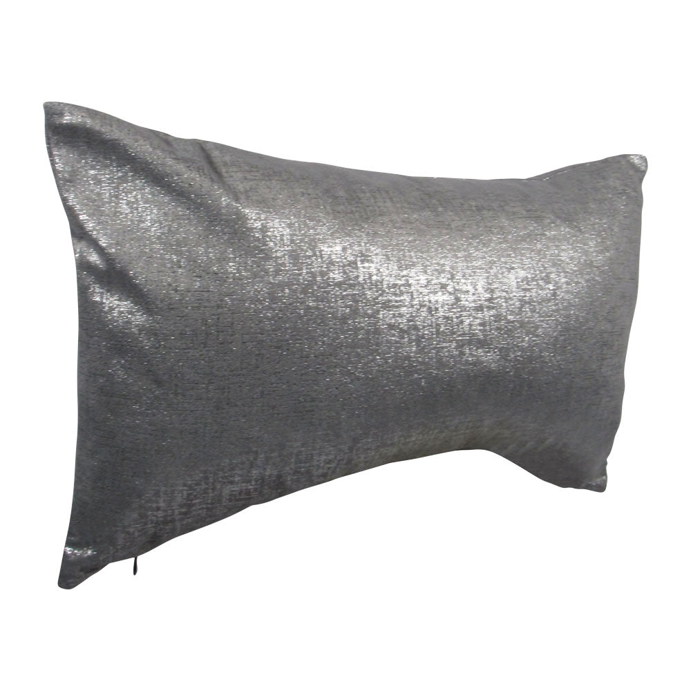 Metallic Gray Pillow