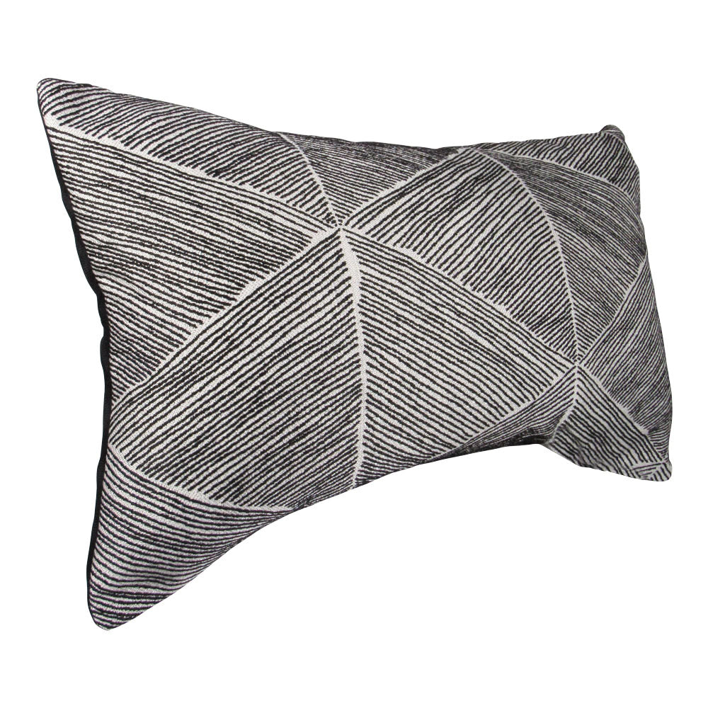 Geometric Line Art Pillow | Striped Throw Pillows | Makena Decor