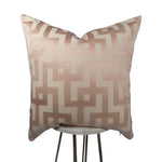 Light Pink Maze Pillow