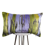 Watercolor Strokes Velvet Pillow