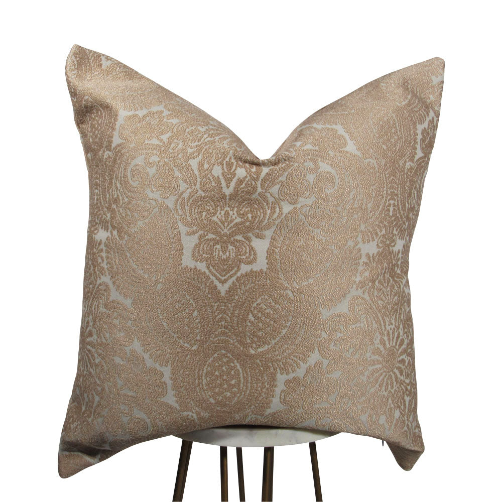 Pale Pink Damask Pillow