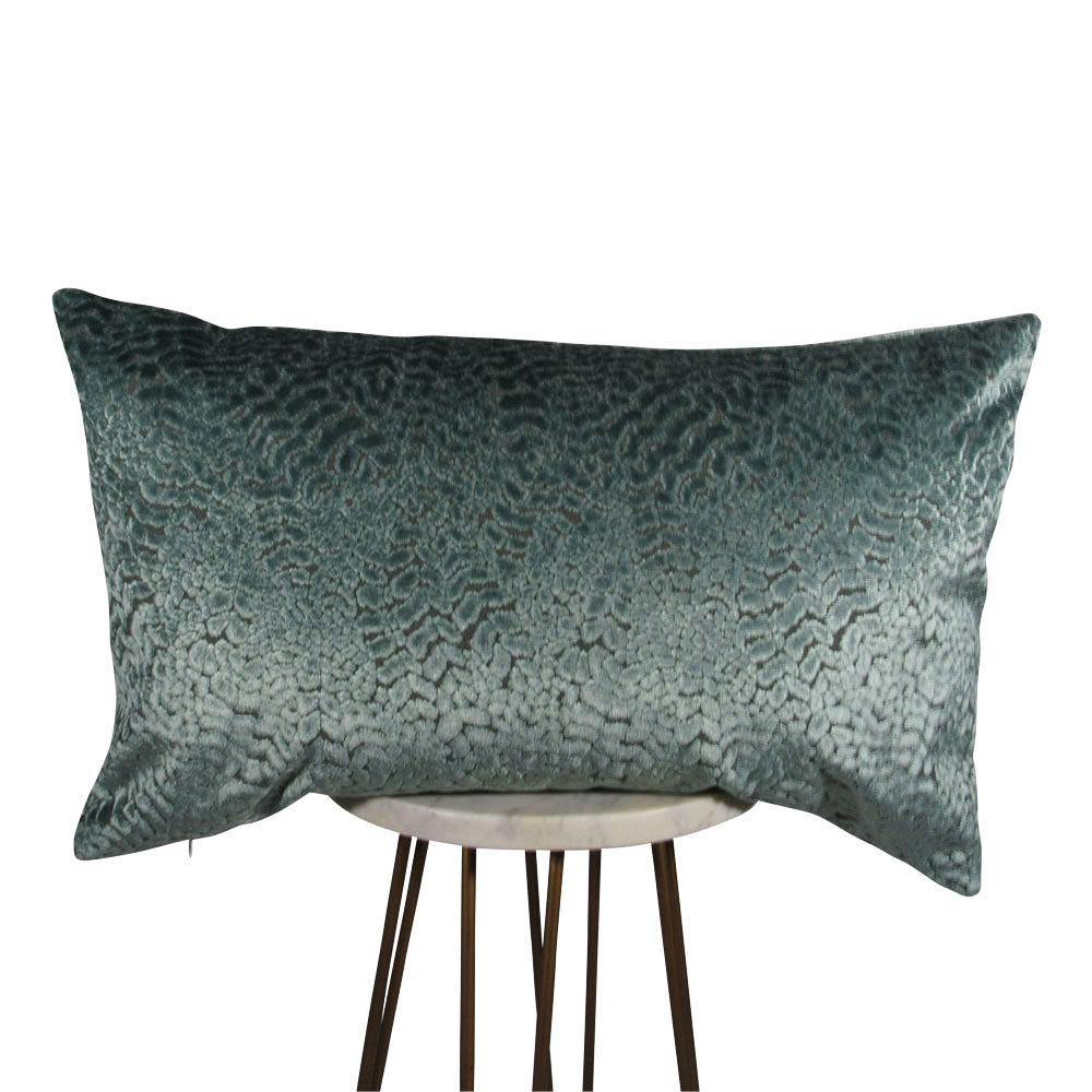 Aqua Green Velvet Pillow | Velvet Throw Pillow | Makena Decor