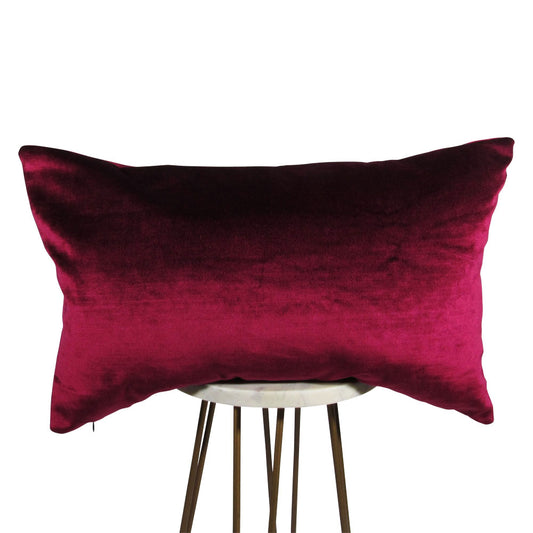 Raspberry Velvet Pillow