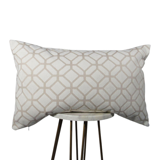 Ivory Crushed Velvet Pillow