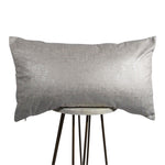 Metallic White Pillow