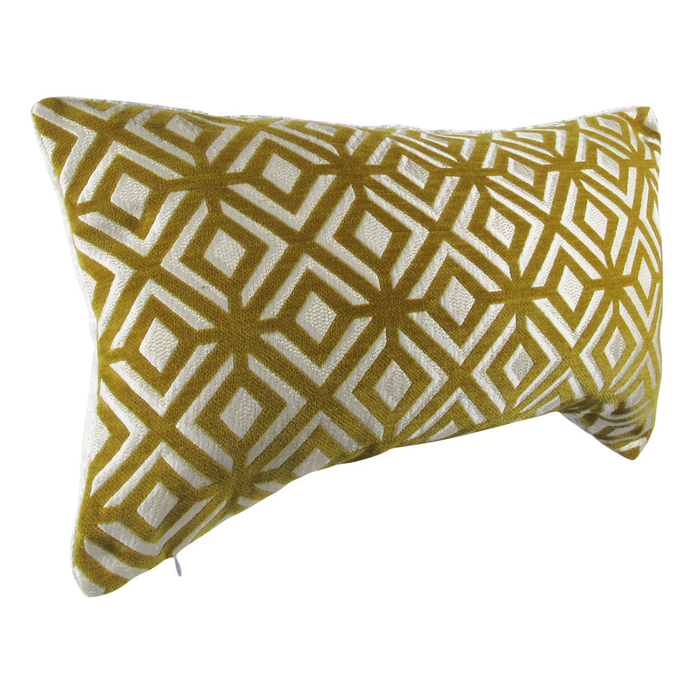 Amarillo Pillow | Geometric Pattern Decorative Throw Pillow Cover | Makena Decor