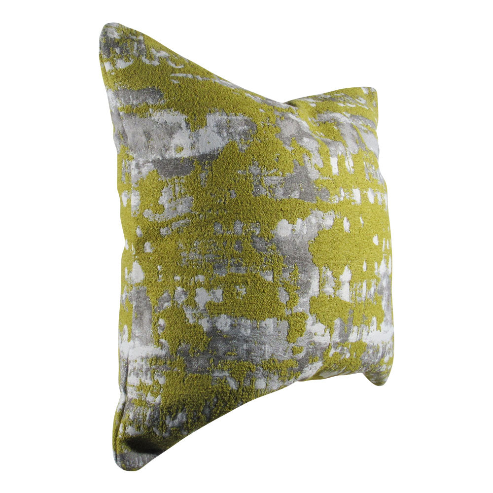 Iris throw pillow side profile view | Makena Decor