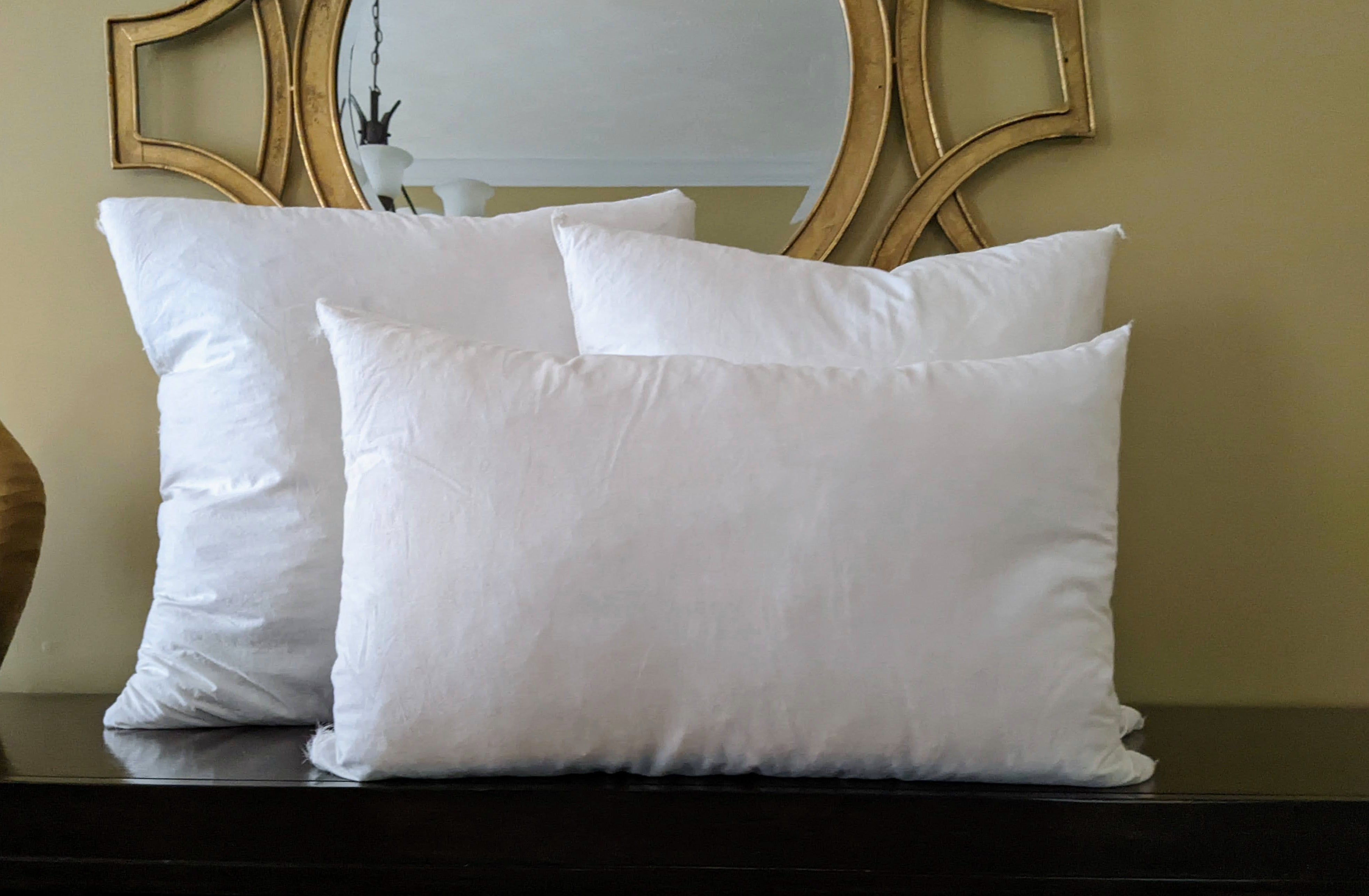 Feather Down Pillow Inserts | Throw Pillow Inserts | Makena Decor