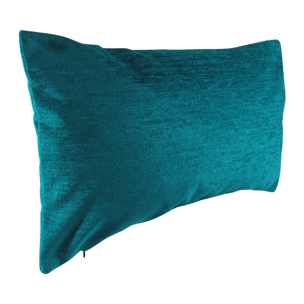 Peacock designer lumbar pillow | Makena Decor