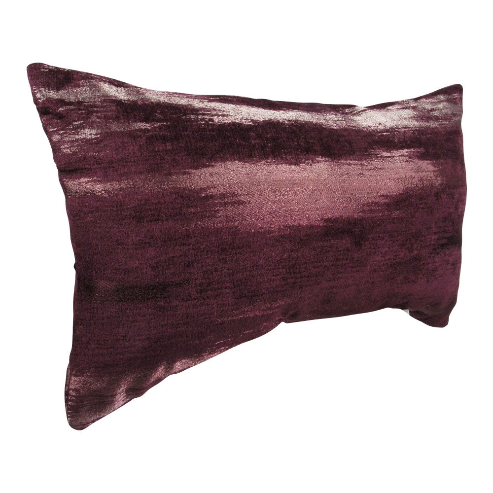 Purple Streaks Velvet Pillow sideview
