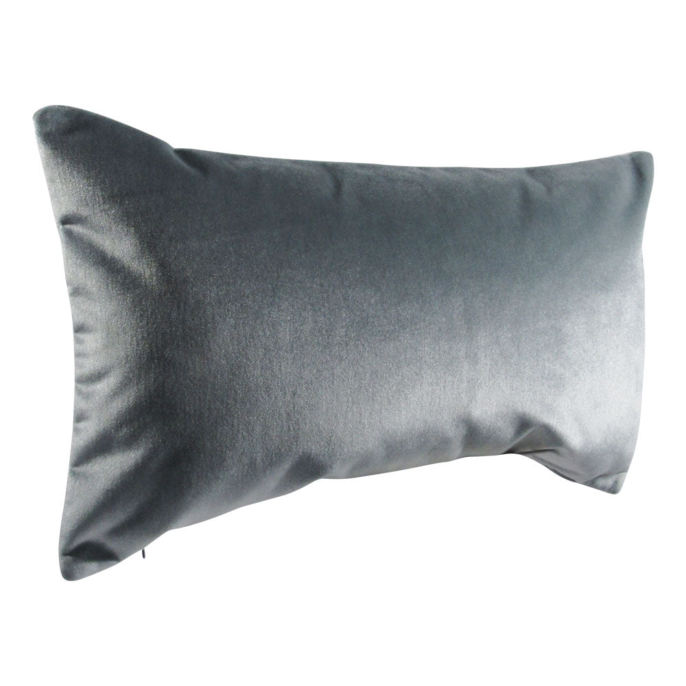 Velvet Blue Throw Pillow